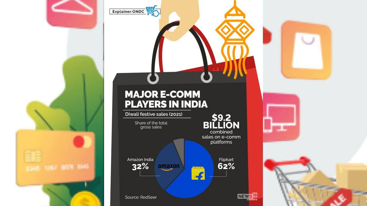 Flipkart and Amazon are the major e-commerce players in India. (Image: News18 Creative) Flipkart and Amazon are the major e-commerce players in India. (Image: News18 Creative)