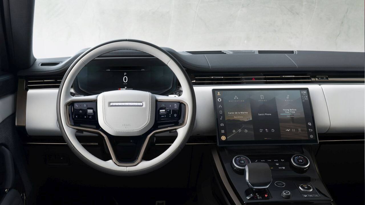 Rory O’Murchu, Vehicle Line Director, Jaguar Land Rover, said “New Range Rover Sport’s advanced chassis dynamics feed into its immense capability away from the tarmac, utilising its hardware and software to full effect. It is the first vehicle to feature our new Adaptive Off-Road Cruise Control, which has been engineered to help drivers focus on steering the vehicle by providing consistent and comfortable progress across rough terrain.” (Image: Land Rover)