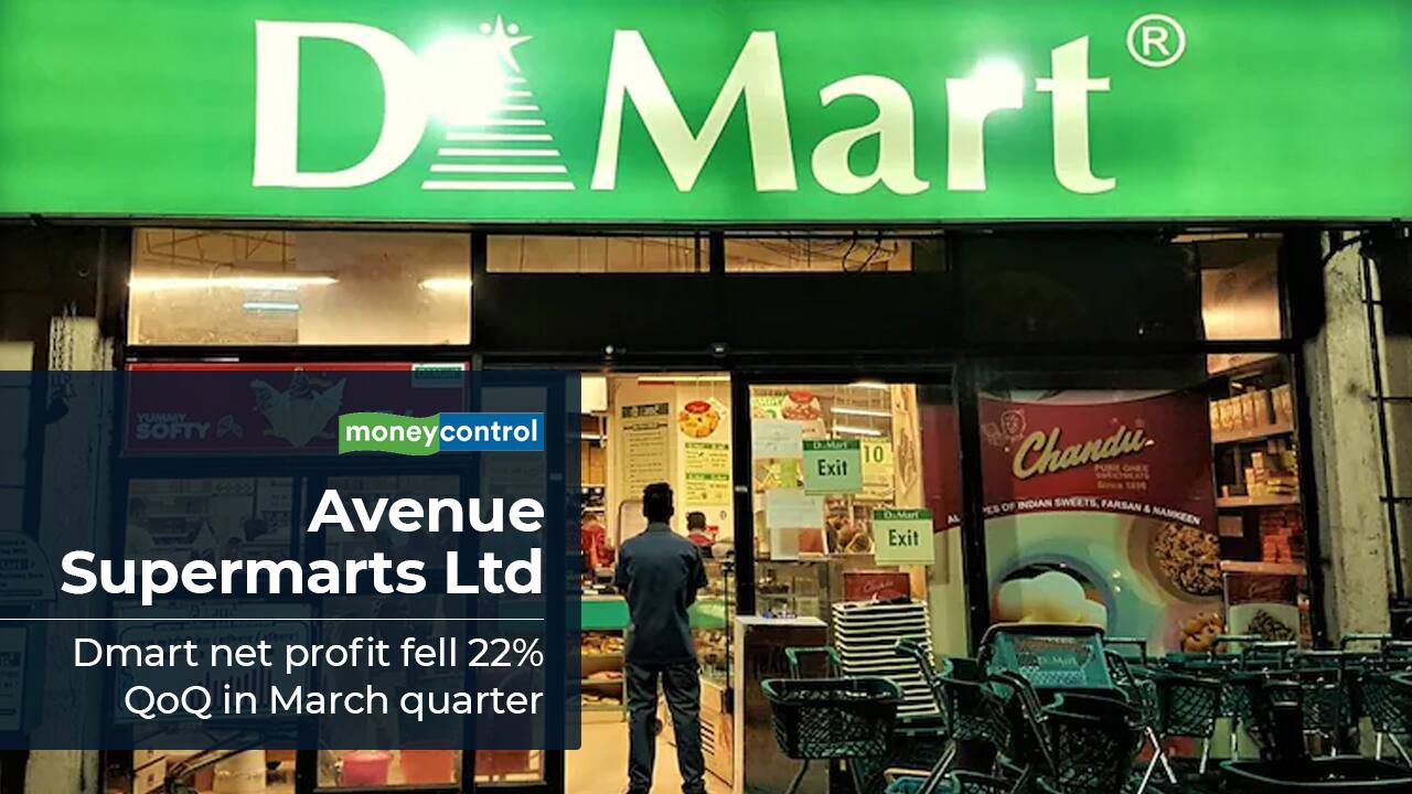 D-Mart net profit fell 22% sequentially in March quarter . Avenue Supermarts, which owns and operates retail chain D-Mart, on Saturday reported a 22 percent sequential decline in its consolidated net profit to Rs 427 crore for the quarter ended March 2022. Year on year it reported a three percent  rise in net profit. Revenue fell five percent quarter on quarter to Rs 8,787 crore. Year on year, revenue rose 19 percent. Profit after tax margin declined by nearly 90 basis points to 4.8 percent in the quarter from 5.5 percent a year ago.