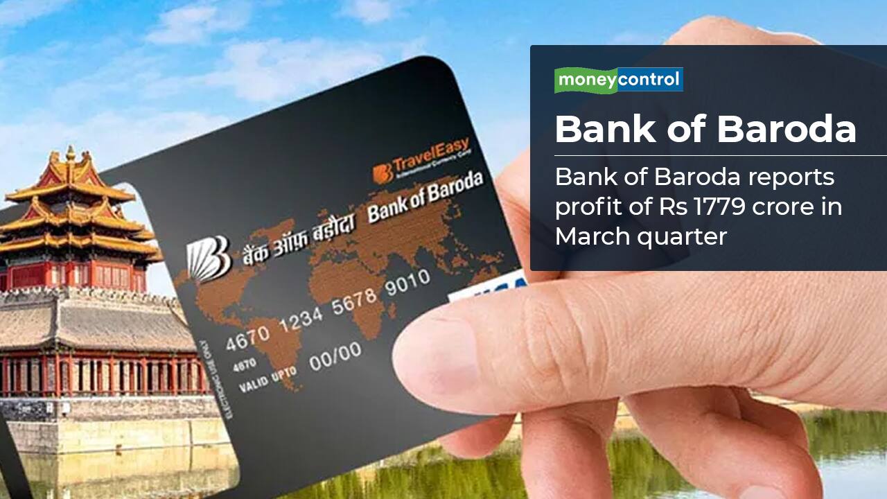 Bank of Baroda reports profit of Rs 1,779 crore . Bank of Baroda has reported a standalone net profit of Rs 1,778.77 crore for the March quarter against a net loss of Rs 1,046.5 crore a year ago. However, on a sequential basis, net profit fell 19 per cent sequentially. Net interest income grew 21.2 per cent to Rs 8,612 crore from Rs 7,107 crore a year ago.