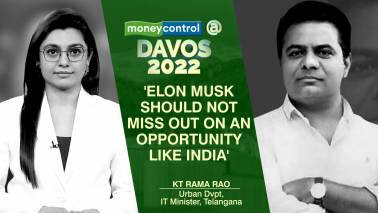 WEF Davos 2022: Telangana IT Minister KT Rama Rao on EV opportunity In India, Elon Musk and more