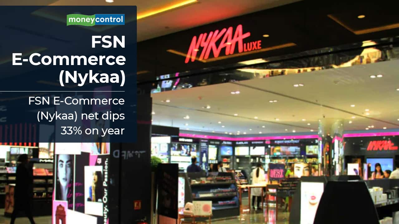 FSN E-Commerce (Nykaa) net dips 33 percent on year. FSN E-Commerce (Nykaa) net dips 33 percent on year to Rs 413 crore compared to Rs 616 crore last year due to steep rise in Marketing and other operating expenses. The revenue came in higher by 55 percent on year to Rs 3,774 crore.
