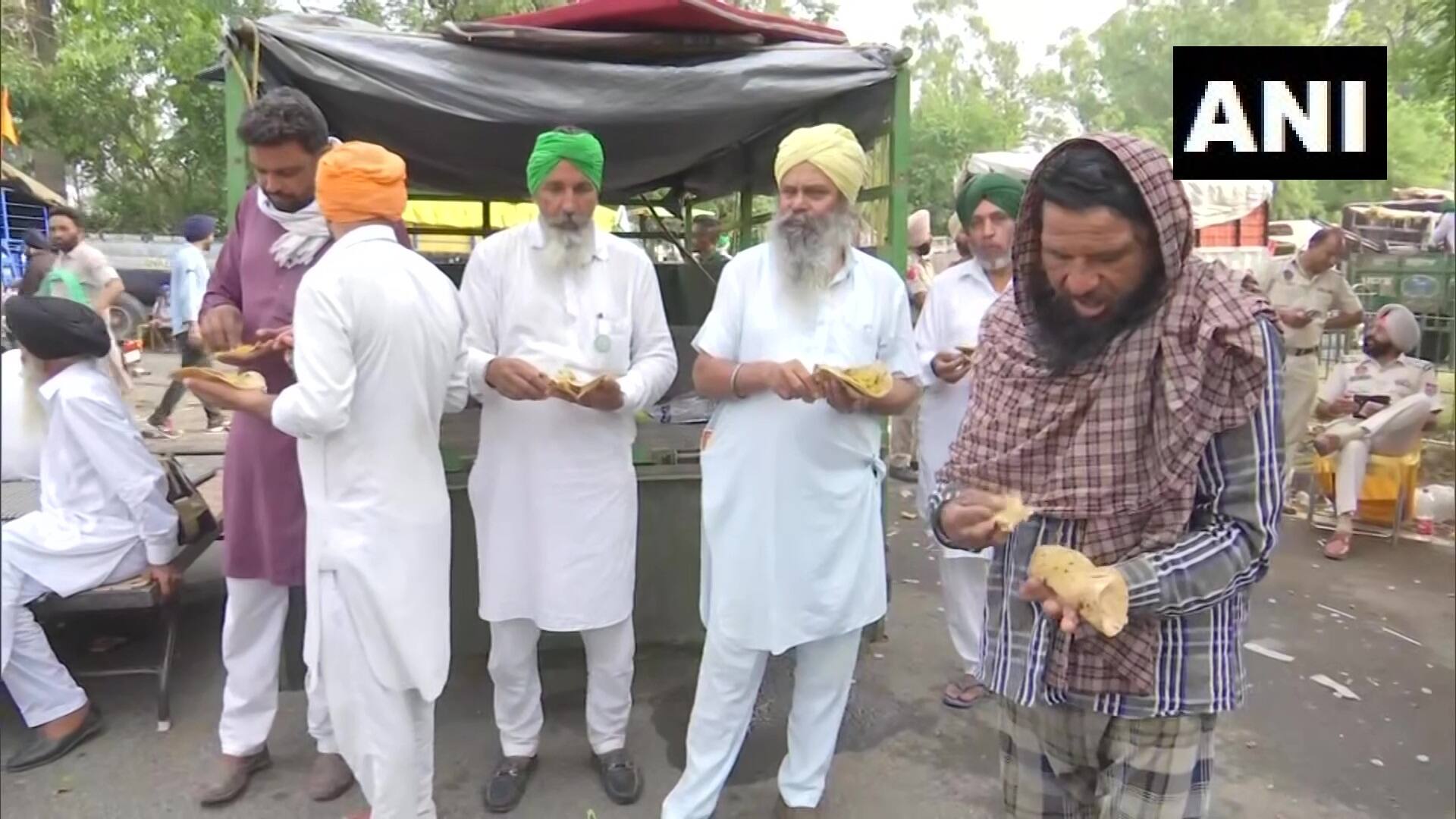 Farmers Protest Against Punjab Government At Border Points Over Various ...