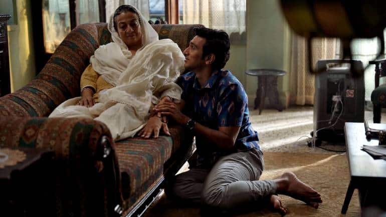 Tanuja and Pratik Gandhi in Hansal Mehta's 'Baai' - one of six stories in 'Modern Love Mumbai'.