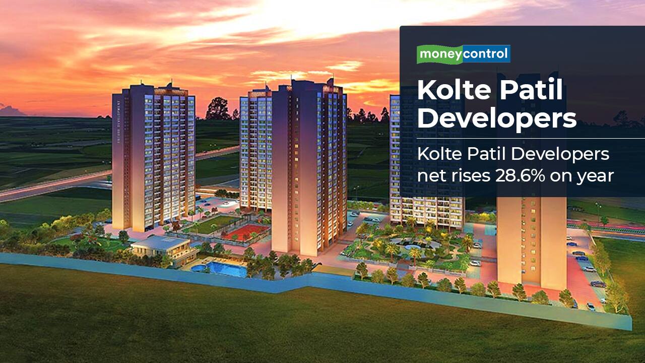 Kolte Patil Developers net rises 28.6 percent on year. Kolte Patil Developers net rises 28.6 percent on year to Rs 26.8 crore compared to Rs 20.9 crore recorded during the year ago period aided by 7 percent improvement in realizations. The revenues for the Pune based developer improved 27 percent on year to Rs 376 crore.