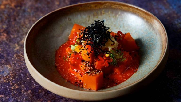 Mango ceviche at Koishii.