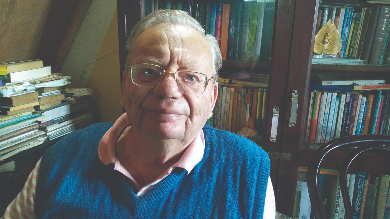 Ruskin Bond: ‘I’ve turned 88 – which looks like two jalebis, my favourite Indian sweet’ Ruskin Bond: ‘I’ve turned 88 – which looks like two jalebis, my favourite Indian sweet’
