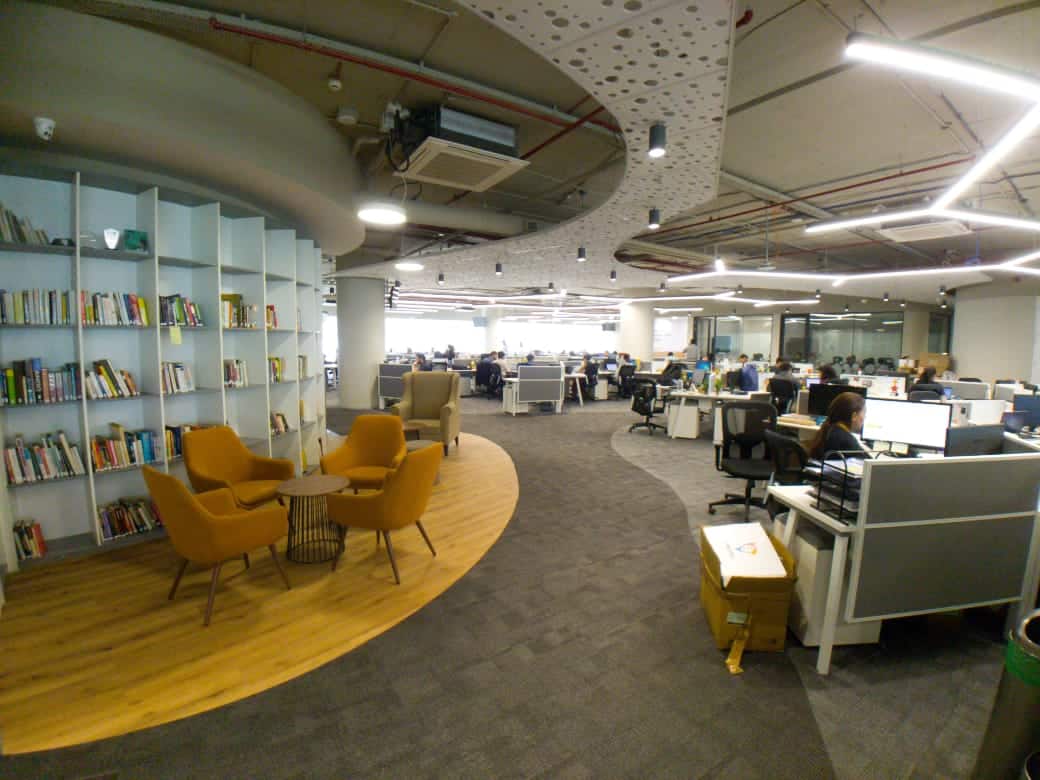 Fractal Analytics' office. 