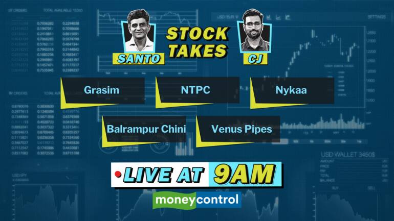 Markets Live with Santo & CJ | What to do with sugar stocks after government sets export limit? Balrampur Chini, Grasim & NTPC in focus