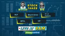 Markets Live with Santo and CJ | Stock Buzz: Bharti Airtel. VIP, DLF, Dr Pathlabs & BPCL