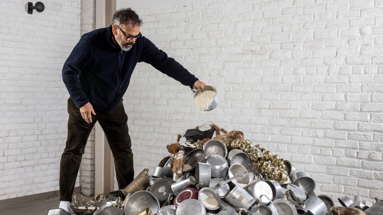 Cosmos and cooking are at the core of Subodh Gupta’s new art installations