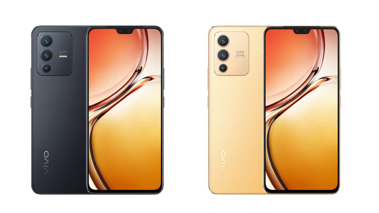 Vivo V23 5G | Rs 29,990 | 8GB/128GB | Android 12 | The Vivo V23 5G is the second phone on this list with five cameras, while also bringing the highest resolution selfie shooter at 50 MP. As for the rest of the cameras, the V23 5G opts for a triple-camera setup (64 MP + 8 MP + 2 MP) on the back and two cameras on the front (50 MP + 8 MP). Other key specs on the Vivo V23 5G include a MediaTek Dimensity 920 chip, a 90Hz FHD+ AMOLED screen with HDR10+ support, and a 4,200 mAh battery with 44W charging. 