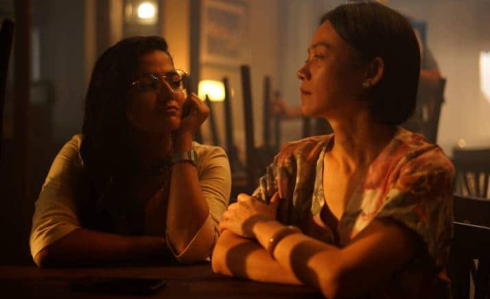 Wamiqa Gabbi with Yeo Yann Yann in 'Mumbai Dragon', one of six stories in 'Modern Love Mumbai'.