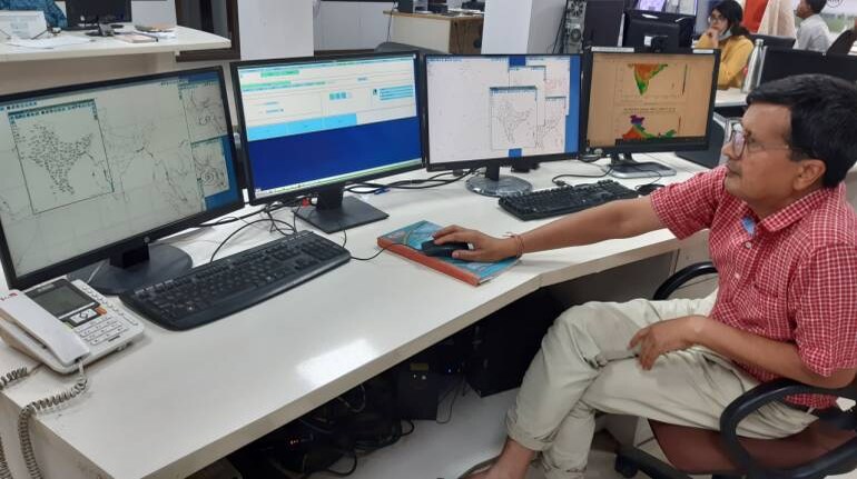 Inside the Met's nerve centre, tracking Cyclone Asani and the nationwide heatwave