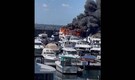 Watch: Superyacht worth 6 million pounds erupts in flames