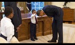 Watch: Barack Obama's reunion with boy who touched his hair in memorable 2009 photo