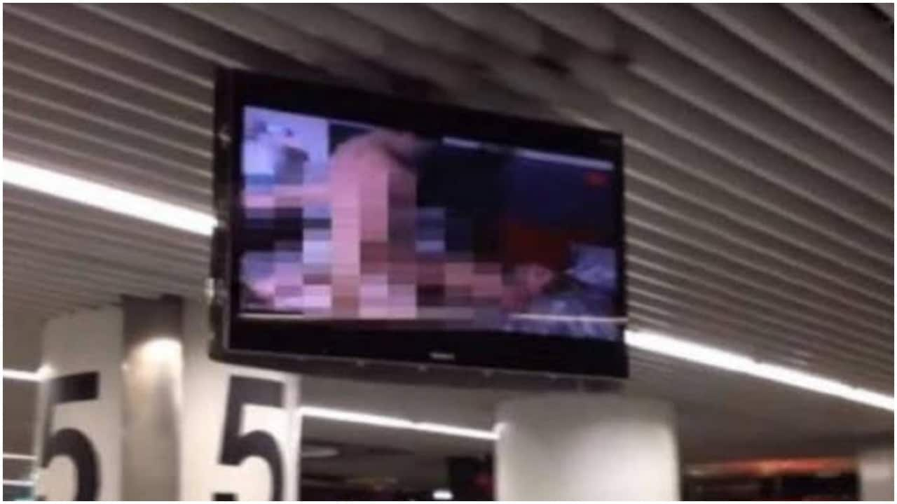 Rio de Janeiro airport screens show porn movies in apparent hack