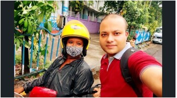 Ranabir Bhattacharyyaa, a writer, shared the woman's story in a LinkedIn post. (Image credit: Ranabir Bhattacharyyaa/LinkedIn)