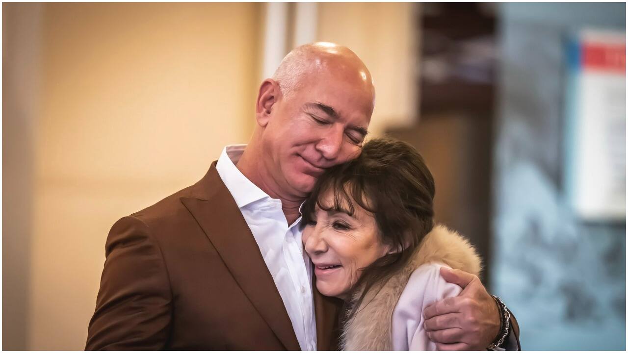 Jeff Bezos thanks mom 'for all the sacrifices you made'. Shares photos