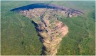 Russia's ‘mouth to hell’ 282-foot-deep crater is set to engulf everything around it