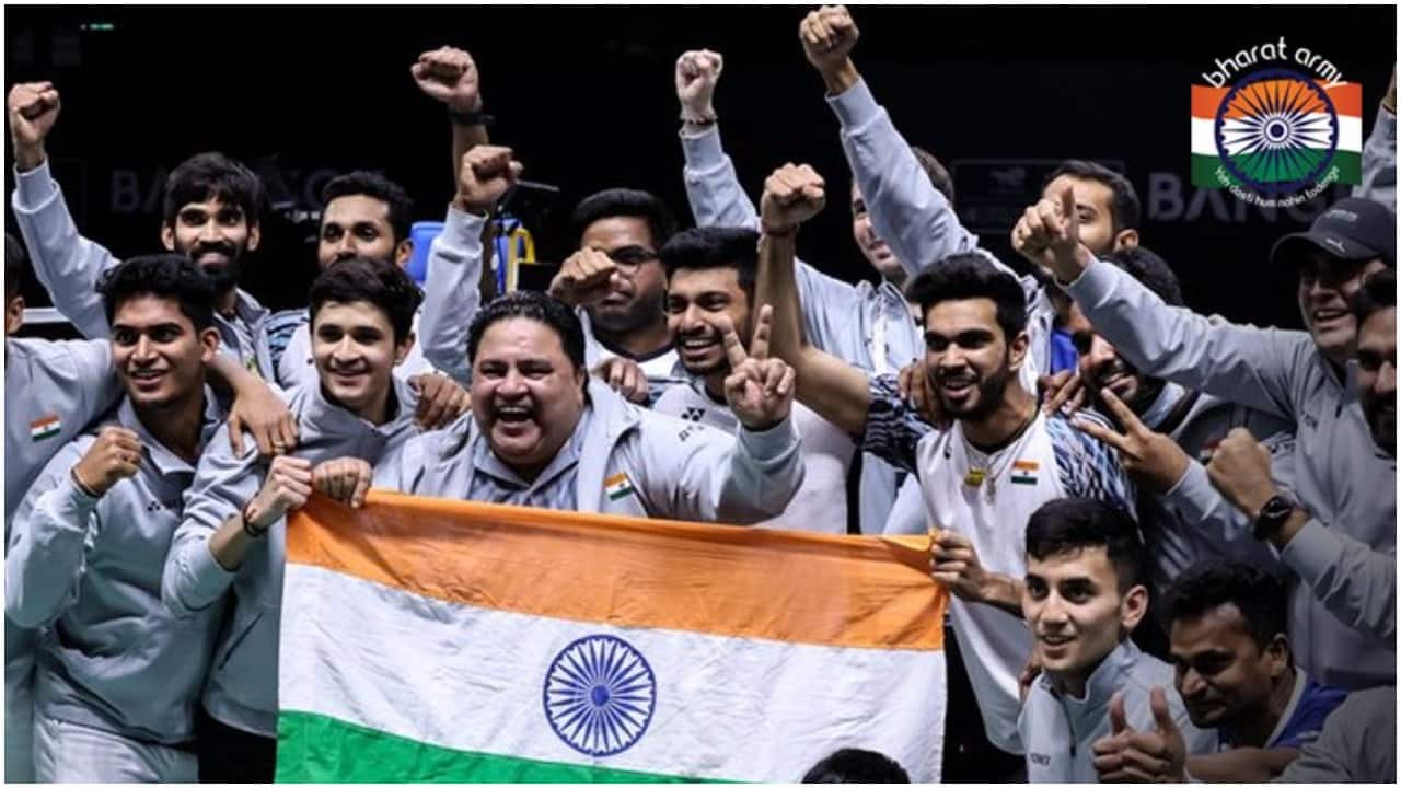 Indian Mens Badminton wins Thomas Cup, internet erupts in celebration