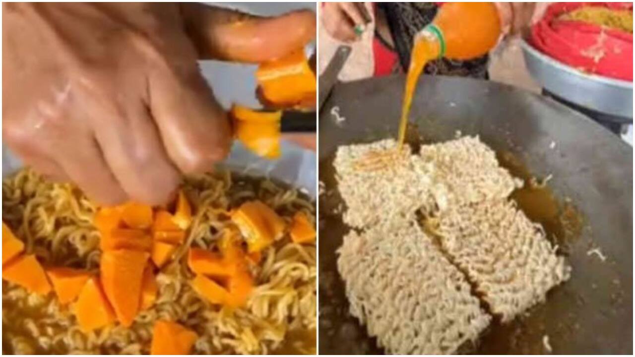 Mango Maggi recipe baffles foodies. Watch viral video