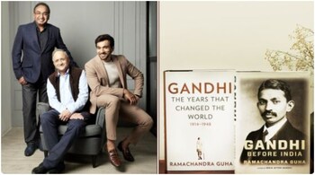 Applause Entertainment has announced that historian Ramachandra Guha's biographoes on Mahatma Gandhi will be made into a multi-series biopic. (Image credit: @Ram_Guha/Twitter)