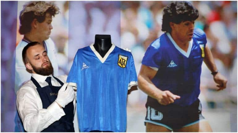 Diego Maradona Shirt: Diego Maradona's historic shirt won during