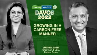 Watch #MCAtDavos as Sumant Sinha talks shifting energy paradigm, growth in a carbon-free way, inflation and more