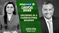 Watch #MCAtDavos as Sumant Sinha talks shifting energy paradigm, growth in a carbon-free way, inflation and more