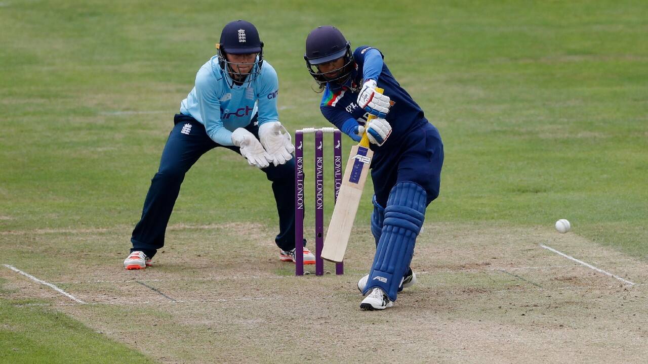 She has 71 fifty-plus scores in ODIs and 17 fifty-plus scores in T20Is. Her combined tally of 88 fifty-plus scores is the most by any player in women's international cricket. She is the only Indian woman to score a double century in Tests. (Image: Reuters)