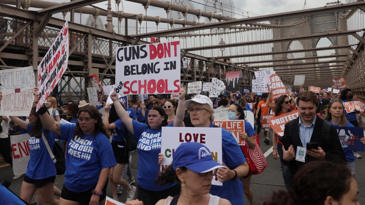 The shootings have added new urgency to the country's ongoing debate over gun violence, though the prospects for federal legislation remain uncertain given staunch Republican opposition to any limits on firearms. (Image: Reuters)