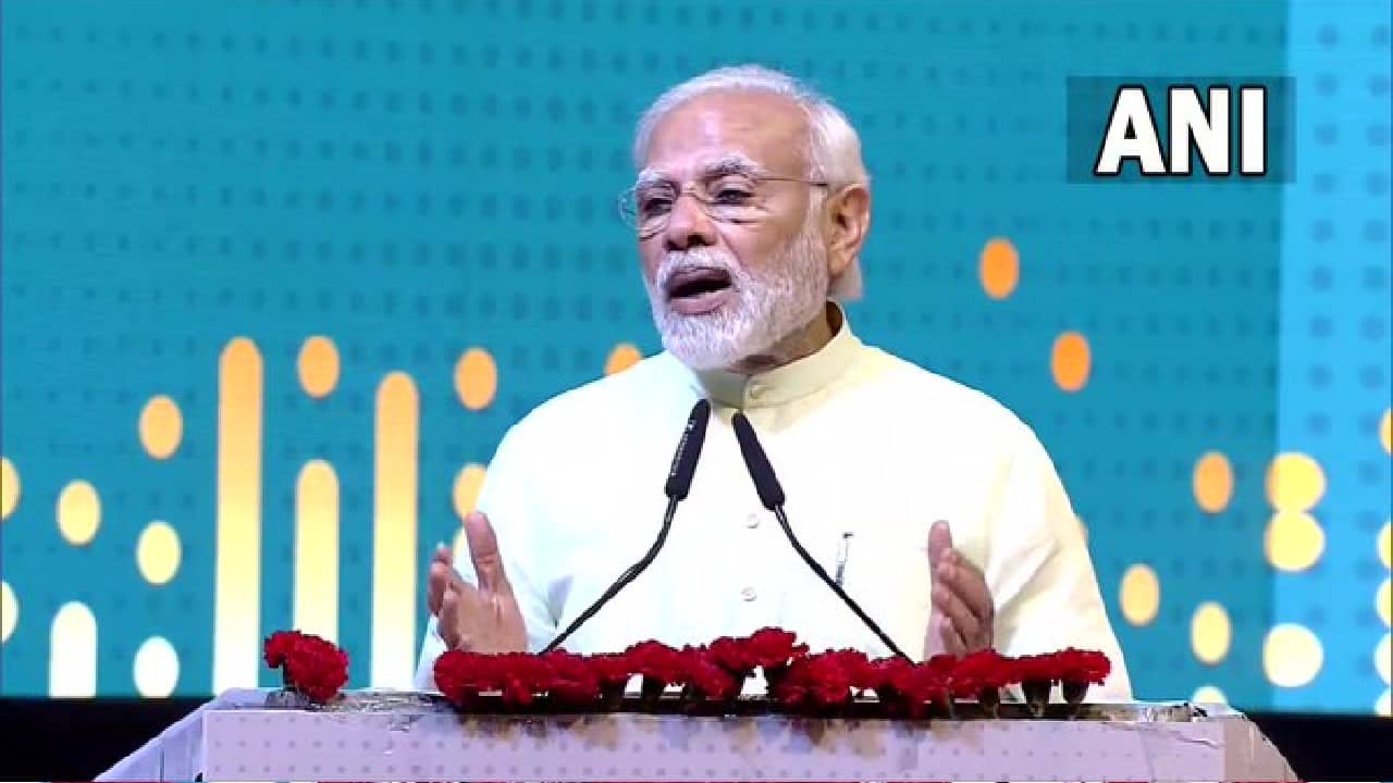&quot;In the past 8 years, the number of startups has risen from a hundred to 70,000 startups. These are divided among 60 different sectors but important to note that every 14th startup (5300) belongs in the biotech sector,&quot; Modi said. Of these, as many as 1,100 bio tech startups were created only last year, he added. &quot;Similarly, just 8 years back, the number of biotech products was limited to 10, but now the number has grown to more than 700.” (Image: Twitter @ANI)