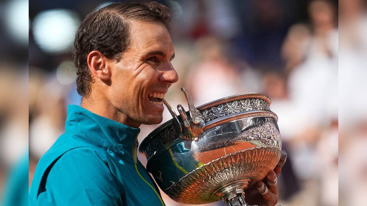 Rafael Nadal's status for Wimbledon is in doubt because of a chronic problem with his left foot — as is his future in tennis. What's secure, no matter what happens now, is his legacy. (Source: AP)