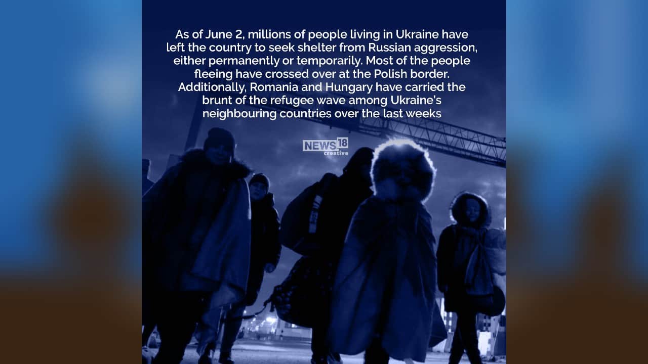 As of June 2, millions of people living in Ukraine have left the country to seek shelter from Russia aggression, either permanently or temporarily. Most of the people fleeing have crossed over at the Polish border. Additionally, Romania and Hungary have carried the brunt of the refugee wave among Ukraine’s neighbouring countries over the last weeks.