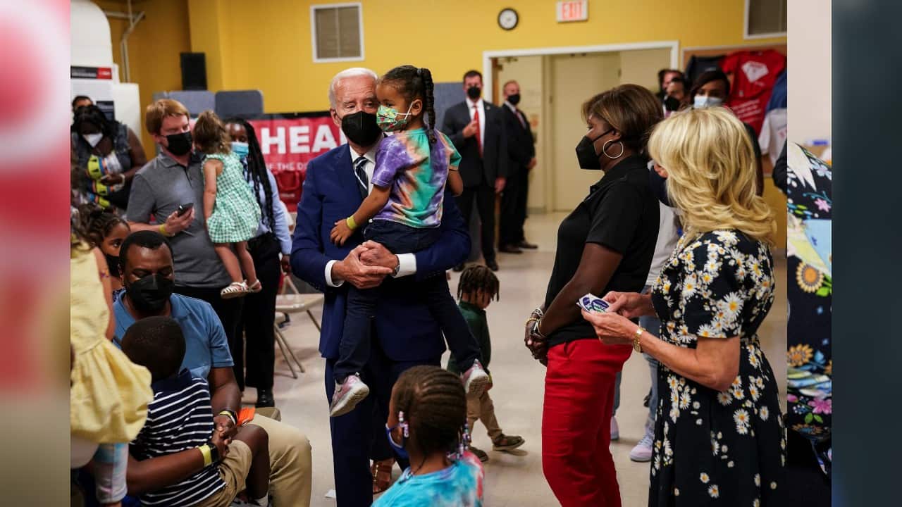 &ldquo;The United States is now the first country in the world to offer safe and effective COVID-19 vaccines for children as young as six months old,&rdquo; Biden said at the White House. Addressing parents, Biden said, &ldquo;I encourage you to talk to the doctor after you make a plan to get your child vaccinated.&rdquo; (Image: Reuters)