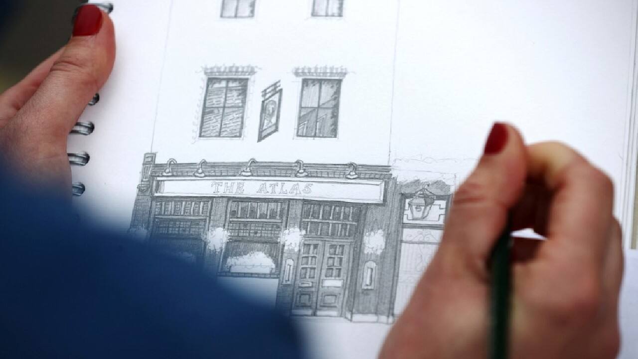 Inside, the Victorian-era pub has lovingly preserved period features such as wooden panelling. It is now a &quot;foodie&quot; pub serving dishes such as risotto or confit leg of duck for dinner. &quot;It looks quite posh,&quot; said Wood. 