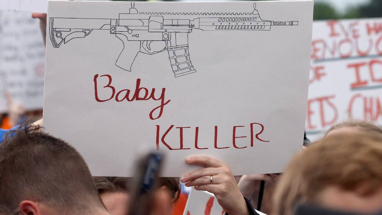 A gunman in Uvalde, Texas, killed 19 children and two teachers on May 24, 10 days after another gunman murdered 10 Black people in a Buffalo, New York, grocery store in a racist attack. (Image: Reuters)