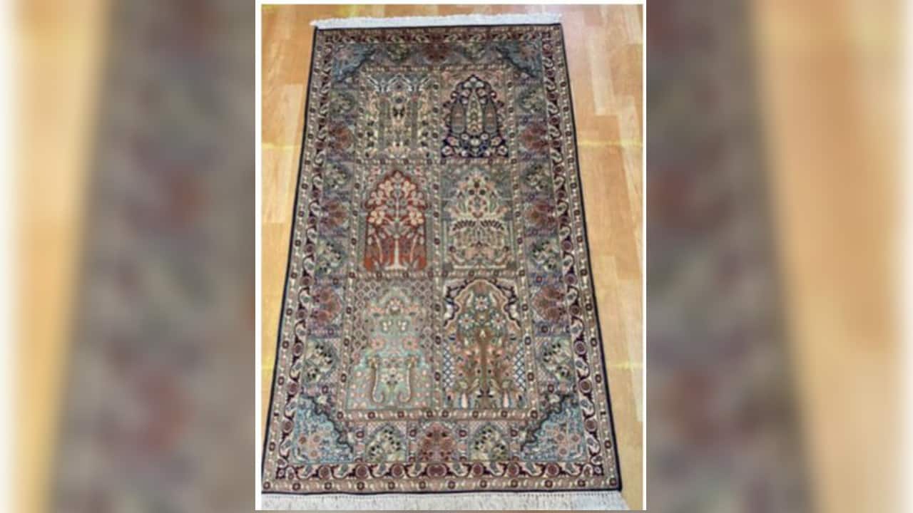 Modi gifted &lsquo;hand-knotted silk carpets&rsquo; which are famous all over the world for their softness and craftsmanship to Canadian PM Justin Trudeau. A Kashmiri silk carpet is known for its beauty, perfectness, lushness, luxury and dedicated craftsmanship. The Kashmiri silk carpets are made predominantly in the Srinagar, Jammu &amp; Kashmir. These exquisite creations are hand-knotted on the warp threads, on at a time, in accordance with a strict code of colours in the order of their appearance in the pattern. (Source: ANI)