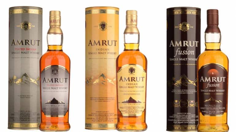 Amrut whiskies