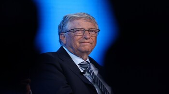 Bill Gates, co-chairman of the Bill and Melinda Gates Foundation, during a panel session on day two of the World Economic Forum (WEF) in Davos, Switzerland, on Tuesday, May 24, 2022. The annual Davos gathering of political leaders, top executives and celebrities runs from May 22 to 26.
