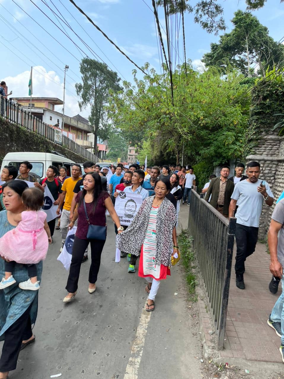 An election rally organised by Hamro Party.