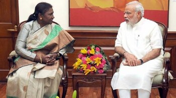 File image of Draupadi Murmu meeting PM Modi