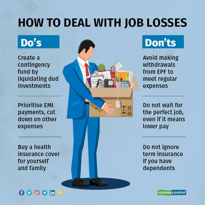 How to deal with job losses