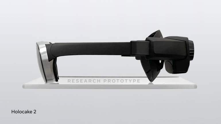 Holocake 2 research prototype. Image Courtesy: Meta