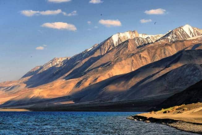 Pangong Glacial Lake, Ladakh.