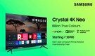 Samsung Crystal 4K Neo TV with HDR10+, Dolby Digital Plus launched in India