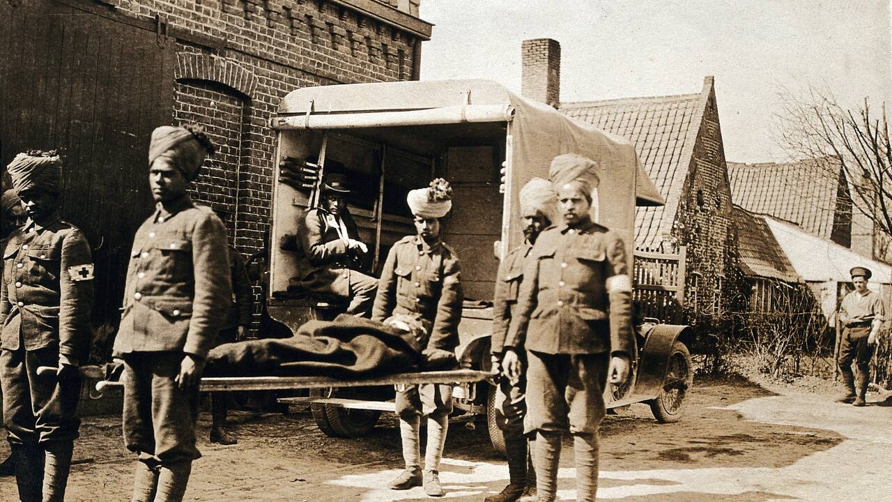 An Indian traveller, soldier and storyteller in the Great War