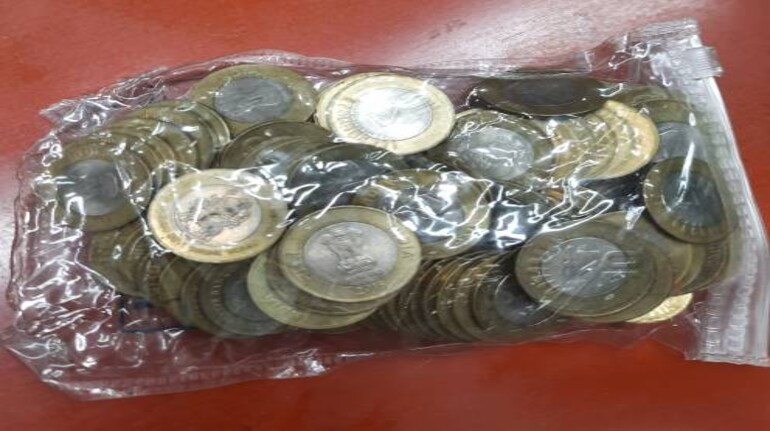 Vetrivel spent a month collecting Rs 10 coins amounting to Rs 6 lakh. (Representative image credit: @Manu1432_jaan/Twitter)