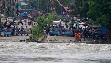 Given waterlogging at Malkam Cheruvu, police advised commuters to avoid the Bio Diversity to Shaikpet route and take the alternative route from IKEA, Cable Bridge. (File photo) Given waterlogging at Malkam Cheruvu, police advised commuters to avoid the Bio Diversity to Shaikpet route and take the alternative route from IKEA, Cable Bridge. (File photo)